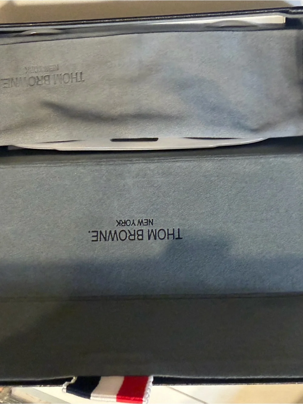 Thom Browne- Matte Gray Sunglasses with Multi-Tint Lenses